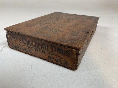 Lot 47 - A vintage Fry's wooden chocolate box inscribed...