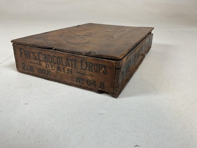 Lot 47 - A vintage Fry's wooden chocolate box inscribed...