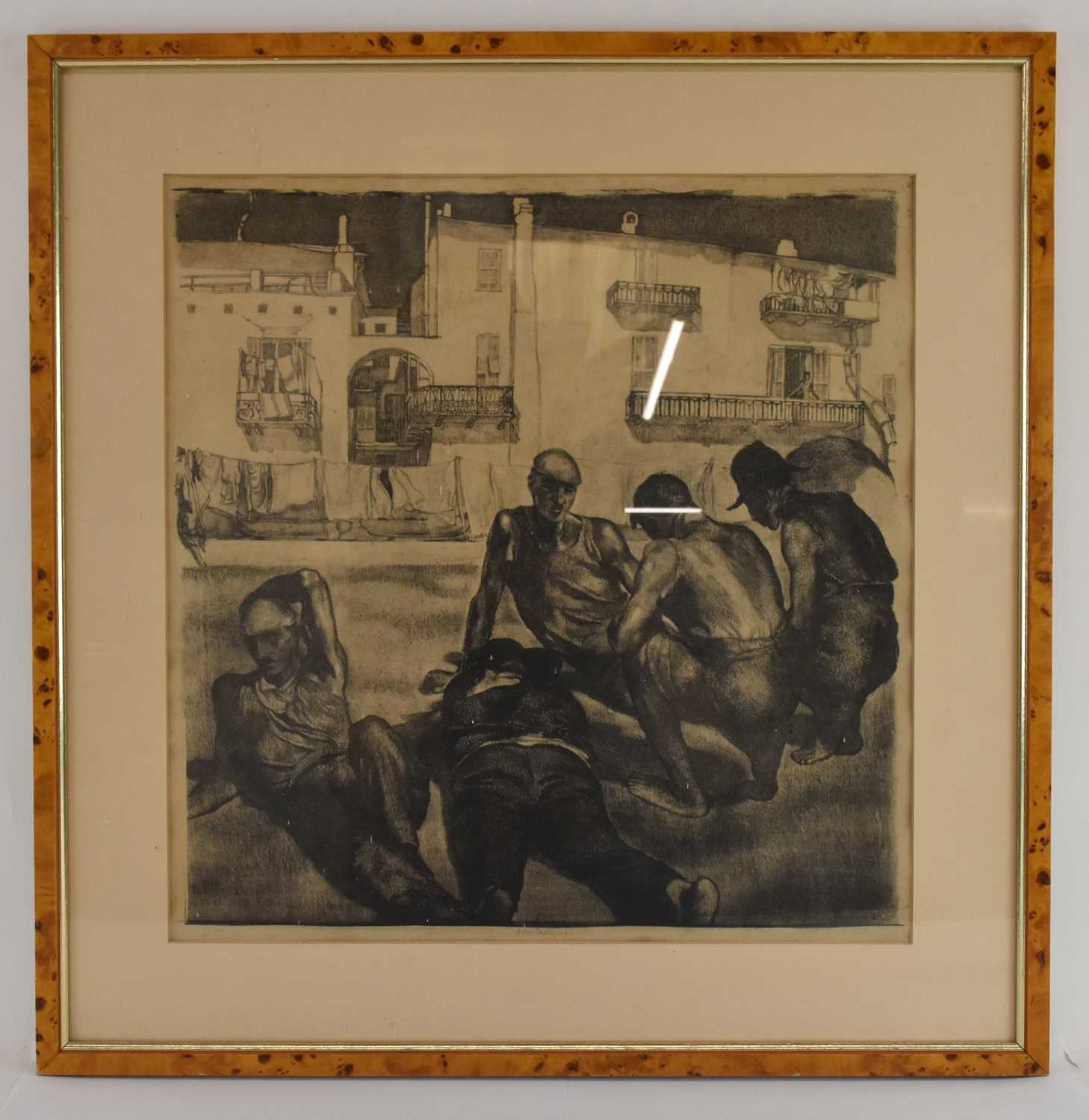 Lot 180 - JOHN COPLEY (1875-1950); a signed etching,...
