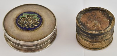 Lot 1142 - MASONIC INTEREST; a George V hallmarked silver...