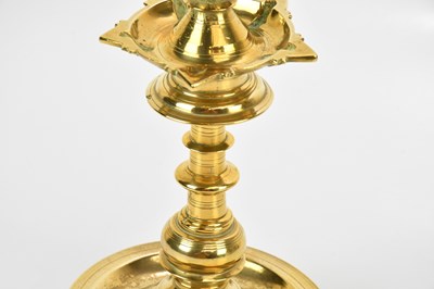 Lot 1509 - An unusual Indian brass incense burner, with...
