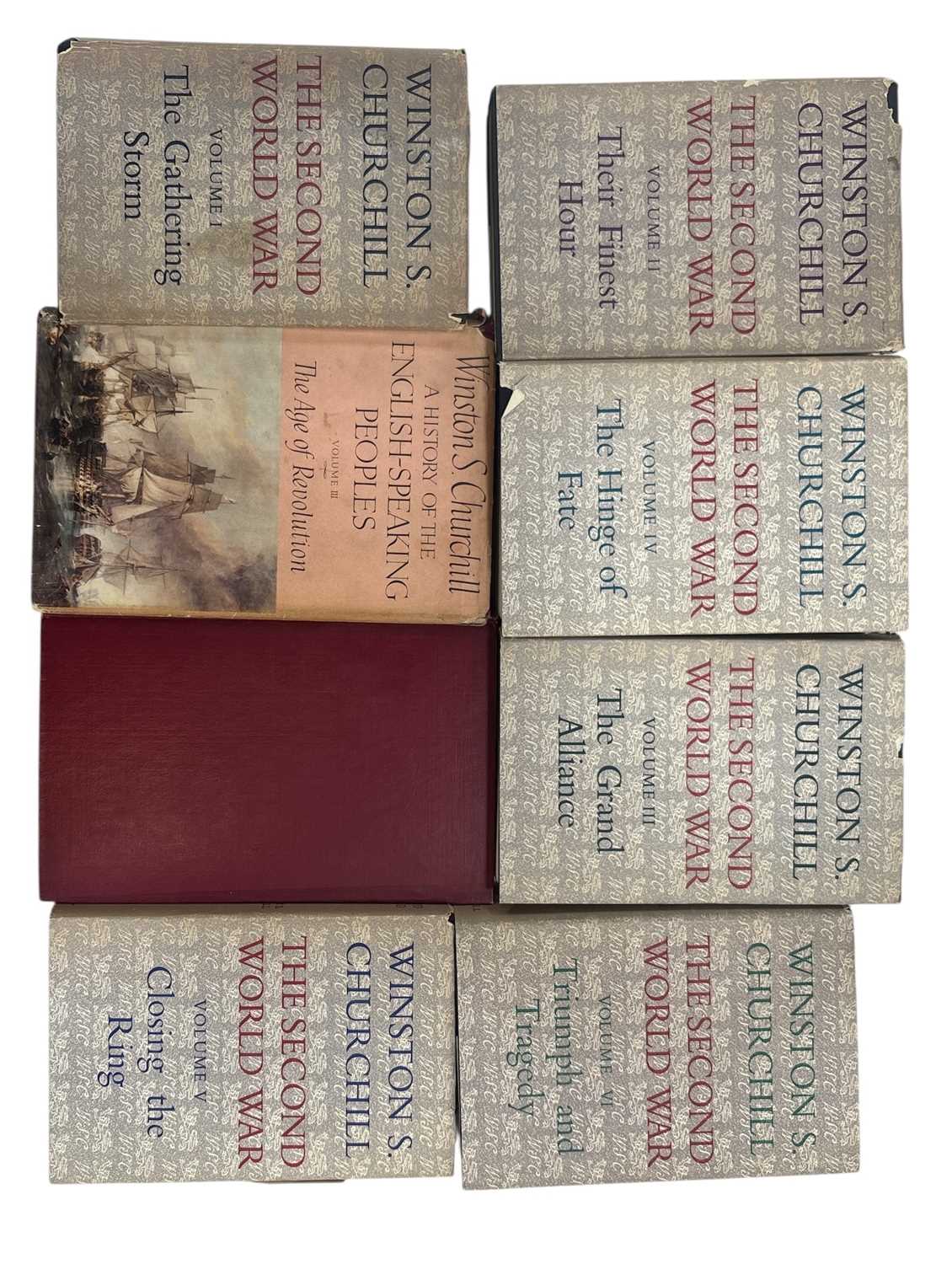 Lot 465 - WINSTON CHURCHILL; volumes 1-6 of 'The Second...