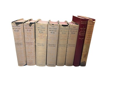Lot 465 - WINSTON CHURCHILL; volumes 1-6 of 'The Second...