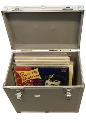 Lot 381 - A collection of mainly 10 inch rockabilly...