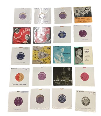 Lot 413 - SKIFFLE; a collection of Skiffle related 45rpm...