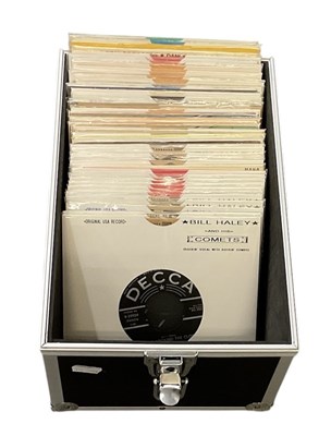Lot 372 - BILL HALEY; a collection of over thirty 45rpm...