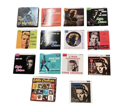 Lot 379 - GENE VINCENT; a boxed set of singles, 'Race...