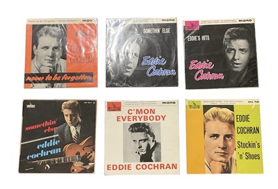 Lot 395 - EDDIE COCHRAN; six EPs comprising UK issues of...