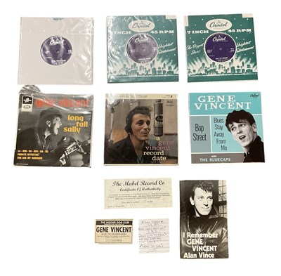 Lot 438 - GENE VINCENT; six records comprising 'A Record...