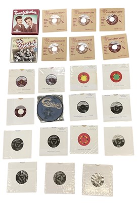 Lot 397 - THE EVERLY BROTHERS; sixteen 45rpm records...