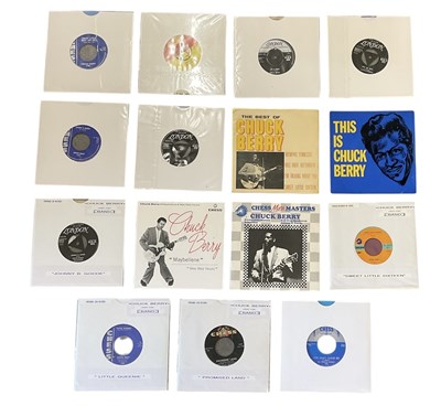 Lot 377 - CHUCK BERRY; fifteen 45rpm records including...