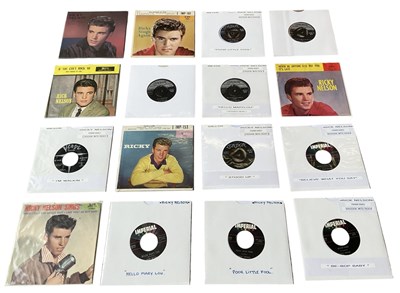 Lot 407 - RICKY NELSON; sixteen records including 'If...