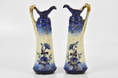 Lot 1641 - ERNST WAHLISS TURN WIEN; a pair of Art Nouveau...