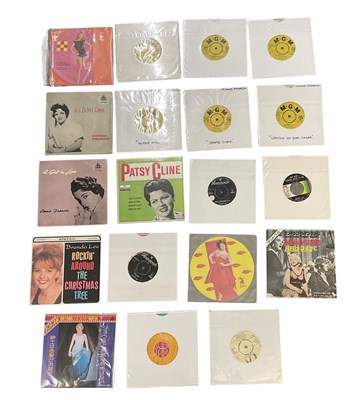 Lot 402 - Nineteen 45rpm records, including Marilyn...