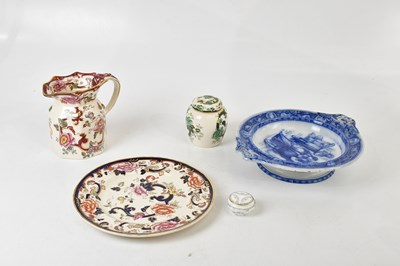 Lot 1672 - MASONS; three decorative pieces of ceramics...