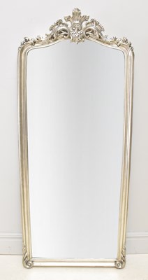 Lot 1007 - A large modern decorative mirror with ornate...