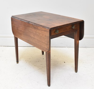 Lot 1171 - A 19th century mahogany Pembroke table with...