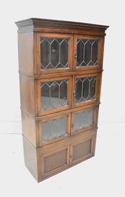 Lot 1085 - SIMPOLES; an early 20th century oak 'Chapter'...