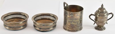 Lot 1112 - A & J ZIMMERMAN LTD; a George VI hallmarked...