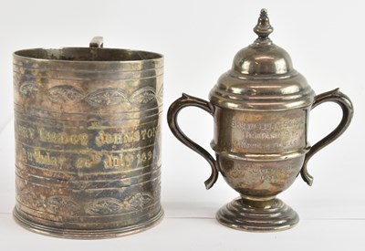 Lot 1112 - A & J ZIMMERMAN LTD; a George VI hallmarked...