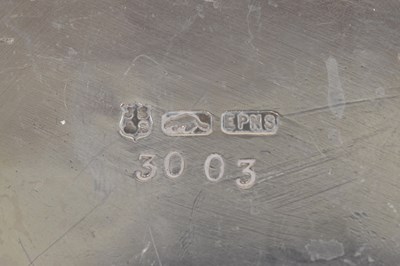 Lot 1112 - A & J ZIMMERMAN LTD; a George VI hallmarked...