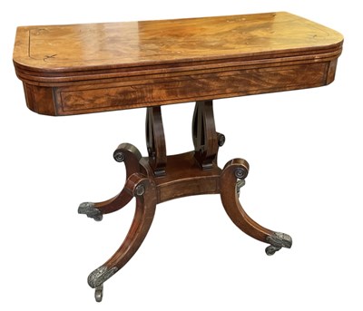Lot 82 - An early 19th century Regency mahogany and...