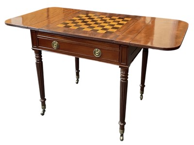 Lot 39 - A reproduction Regency mahogany style...