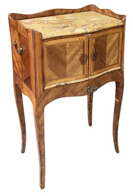 Lot 40 - A late 19th century French kingwood and gilt...