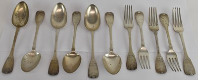 Lot 1036 - ROBERT GRAY & SON; a set of six William IV...