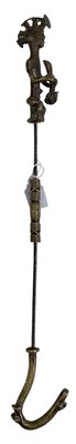 Lot 651 - An African Yoruba Iwana Ogun copper alloy...