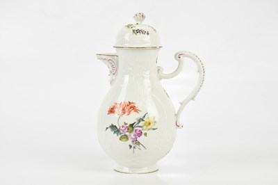Lot 1628 - MEISSEN; a 19th century hand painted and...