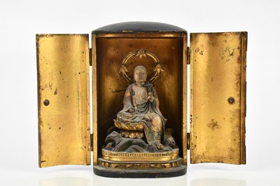 Lot 1540 - A late 19th/early 20th century Japanese black...