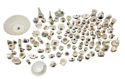 Lot 566 - A large collection of Goss crested miniature...