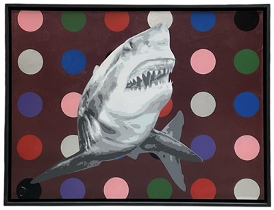 Lot 143 - PEGASUS; oil on canvas, 'Dangerous Predator',...
