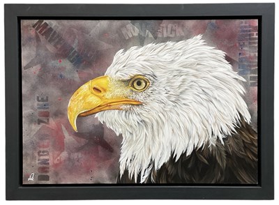 Lot 139 - HAYLEY GOODHEAD; oil on canvas, 'Danger Zone',...