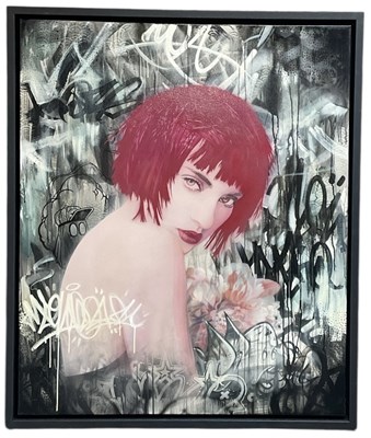 Lot 144 - TROIKA; a varnished oil on canvas, 'Look at Me'...