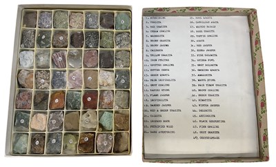 Lot 325 - A collection of forty-nine assorted rock...