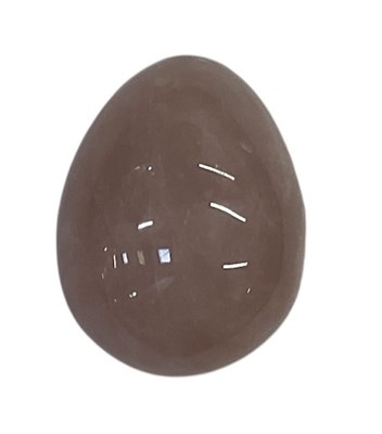 Lot 328 - A rose quartz egg, length approx 5cm.