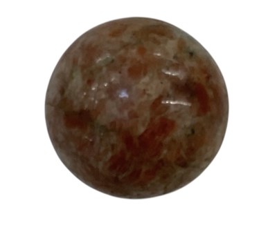 Lot 330 - A sunstone sphere, diameter approx 6cm.