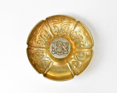 Lot 668 - CARRINGTON & CO; a gilt lined repoussé...