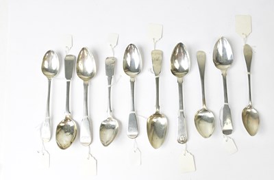Lot 721 - A collection of Scottish provincial hallmarked...