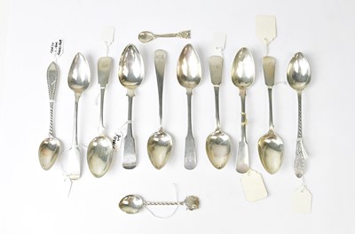 Lot 722 - A collection of Scottish provincial hallmarked...