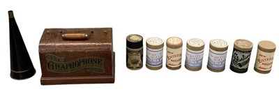 Lot 310 - COLUMBIA PHONOGRAPH CO; an oak cased Type Q...
