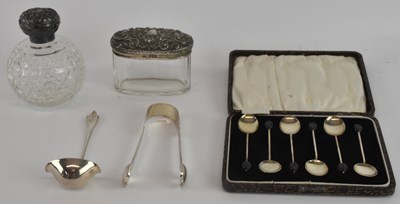 Lot 438 - GEORG JENSEN; a modern 925 silver sauce ladle,...