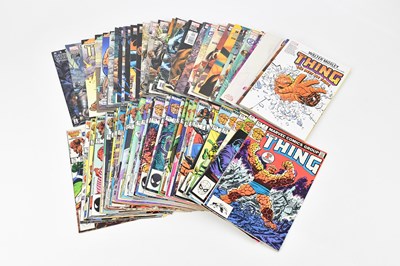 Lot 1775 - THE THING; a near complete run of Marvel's The...