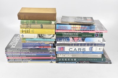 Lot 559 - A collection of books on automobilia to...