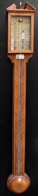 Lot 145 - COMITTI & HOLBORN; a mahogany cased stick...