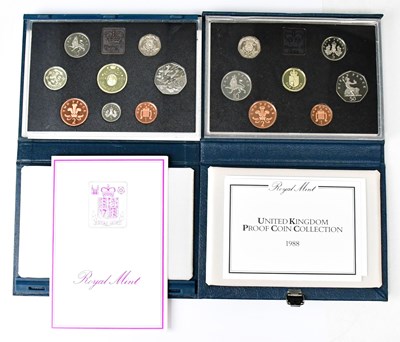 Lot 774 - Two United Kingdom Proof Coin Collections,...