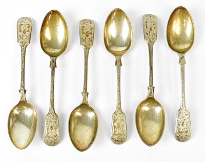 Lot 701 - JAMES DIXON & SONS; a set of six Victorian...