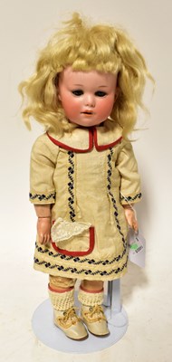 Lot 536 - ARMAND MARSEILLE; a bisque headed doll, made...